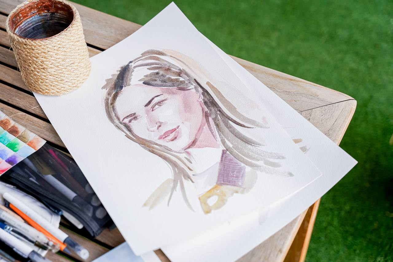 Рисунки и быстрые портретные скетчи за 15 мин вас ваших гостей. Eventiss art agency| Художники и арт-услуги на мероприятие Москва и МО