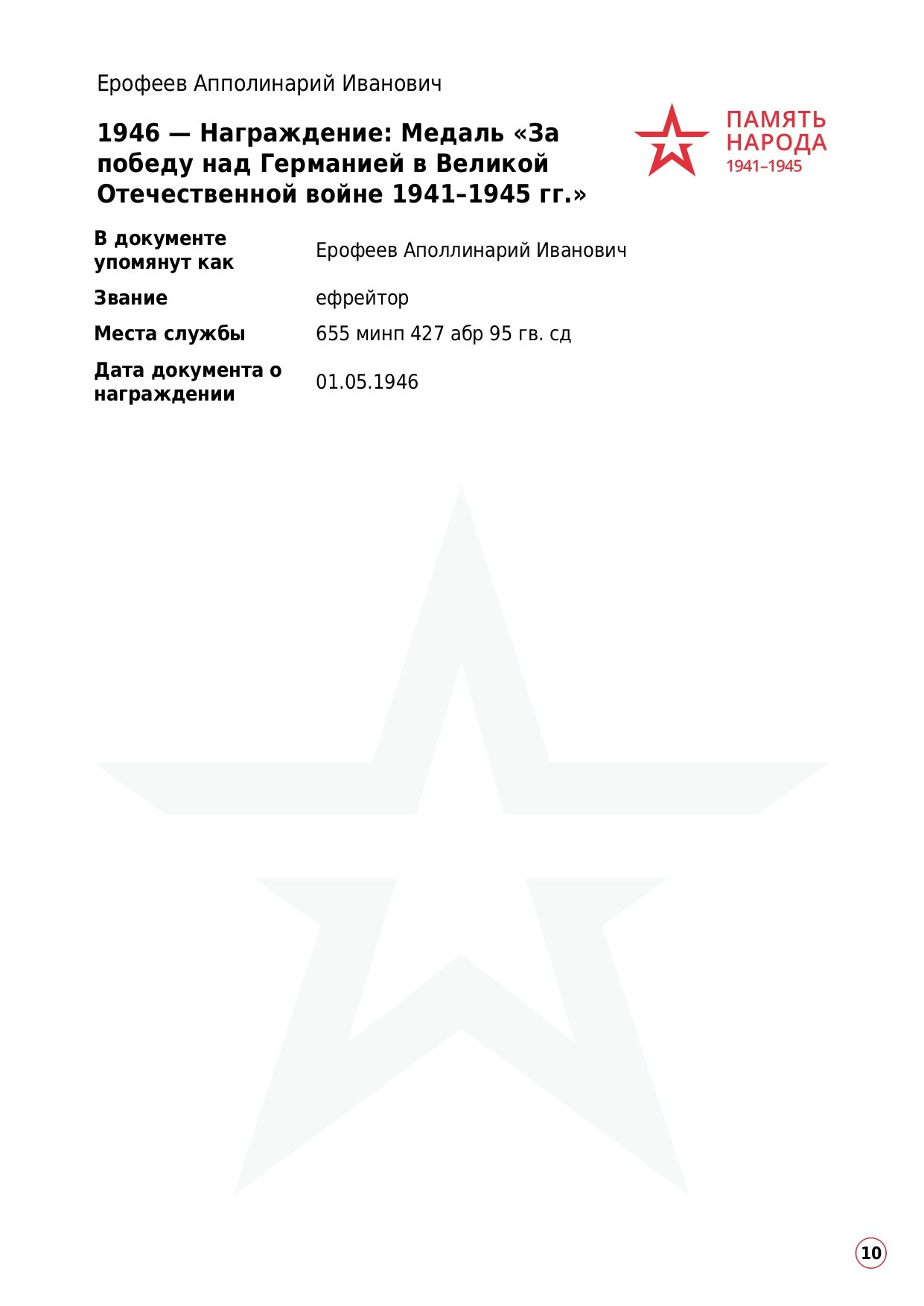 Ерофеев Апполинарий Иванович. НРОО КЦ "Собаковод"