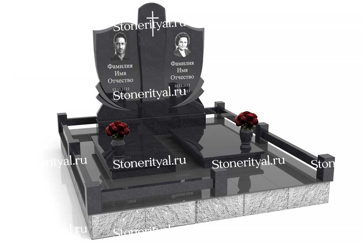 Семейные памятники. Изготовление и установка памятников в Москве и МО