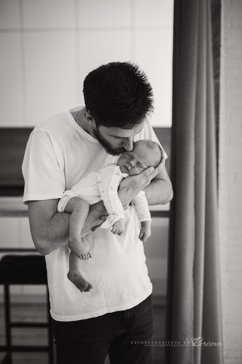 Фотосессия дома с новорожденным. Фотограф новорожденных в Магнитогорске Ксюша Борисова