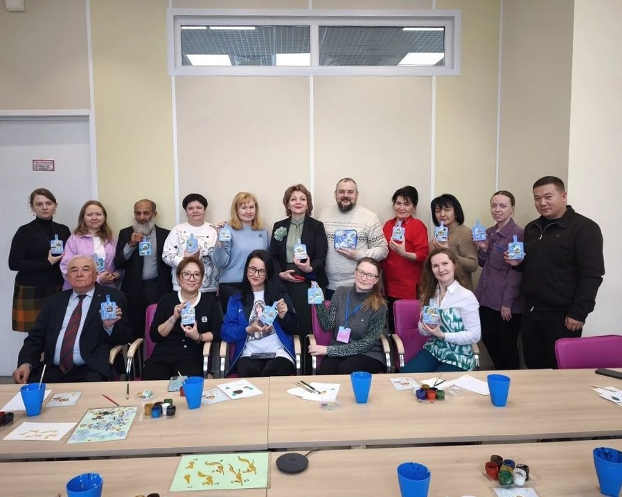 Мастер-класс в ГПНТБ СО РАН. Сувениры и подарки с Ордынской росписью | Новосибирск