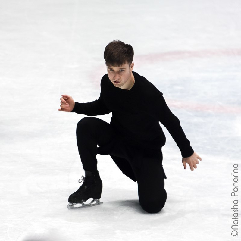 Misha Ge. Gala practice WC2018 in Milan. Russian figure skating photographer from Saint-Petersburg