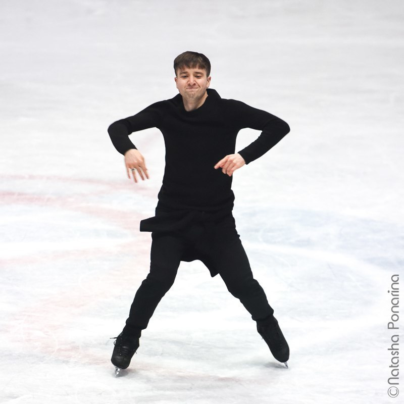 Misha Ge. Gala practice WC2018 in Milan. Russian figure skating photographer from Saint-Petersburg