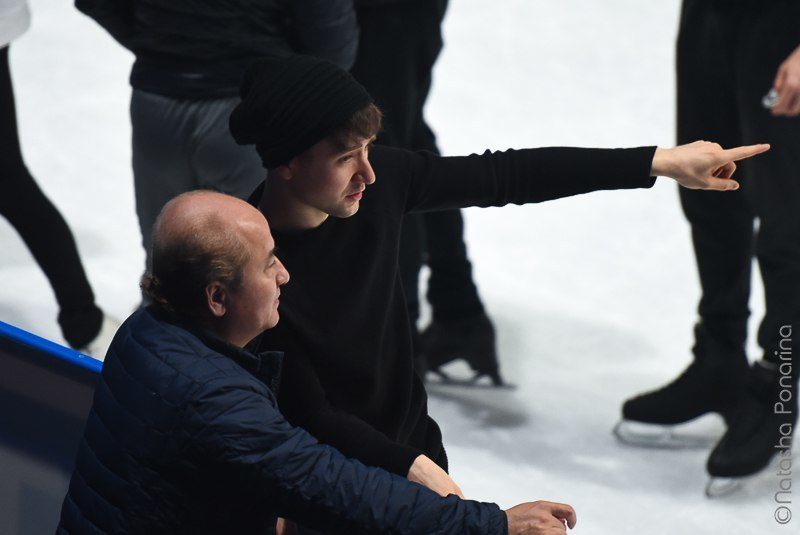 Misha Ge. Gala practice WC2018 in Milan. Russian figure skating photographer from Saint-Petersburg