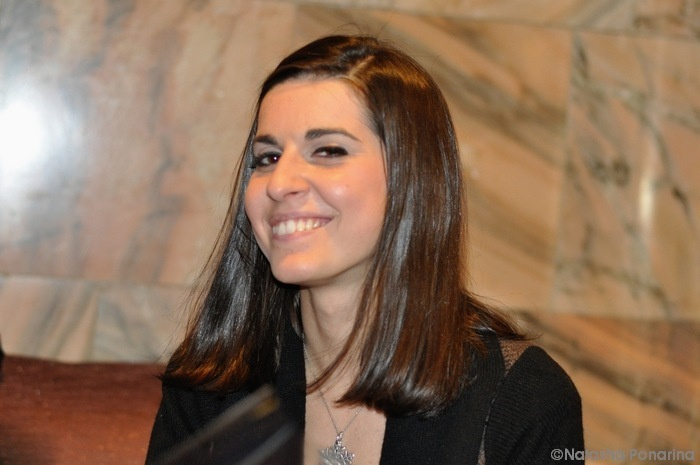 Fan-meeting with Valentina Marchei CoR 2012 Moscow. Russian figure skating photographer from Saint-Petersburg