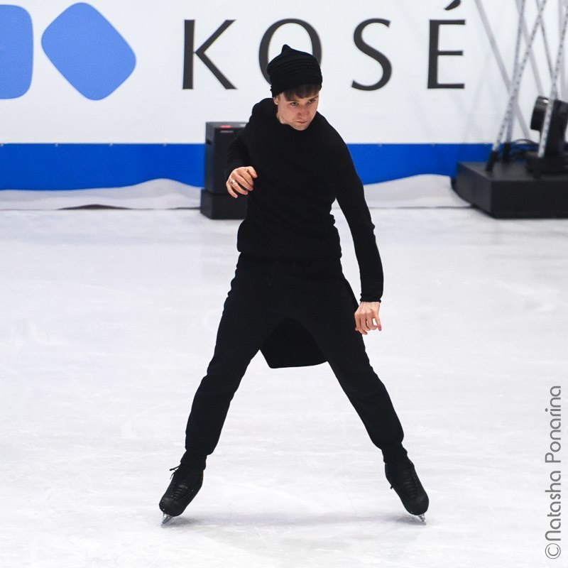 Misha Ge. Gala practice WC2018 in Milan. Russian figure skating photographer from Saint-Petersburg