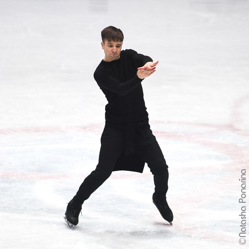 Misha Ge. Gala practice WC2018 in Milan. Russian figure skating photographer from Saint-Petersburg