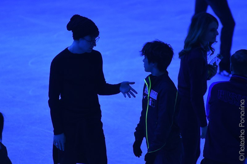 Misha Ge. Gala practice WC2018 in Milan. Russian figure skating photographer from Saint-Petersburg