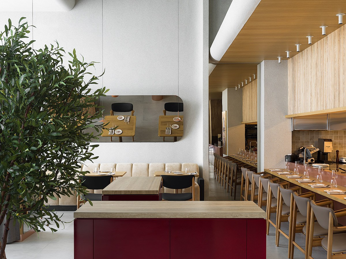 HVANCH restaurant in Saratov Russia designed by QUADRUM STUDIO