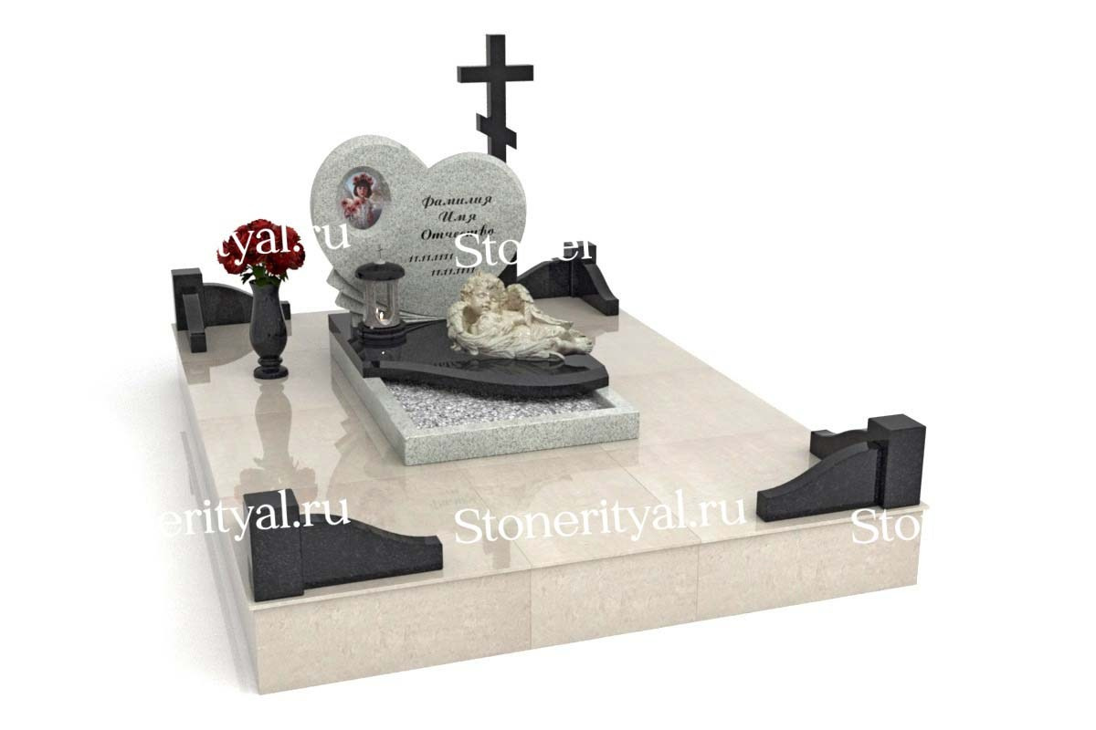 Семейные памятники. Изготовление и установка памятников в Москве и МО