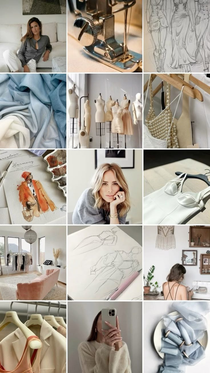 Мудборд_дизайнер купальников. Контент-съёмка и бизнес-портреты в Москве. Виктория Кулюкина