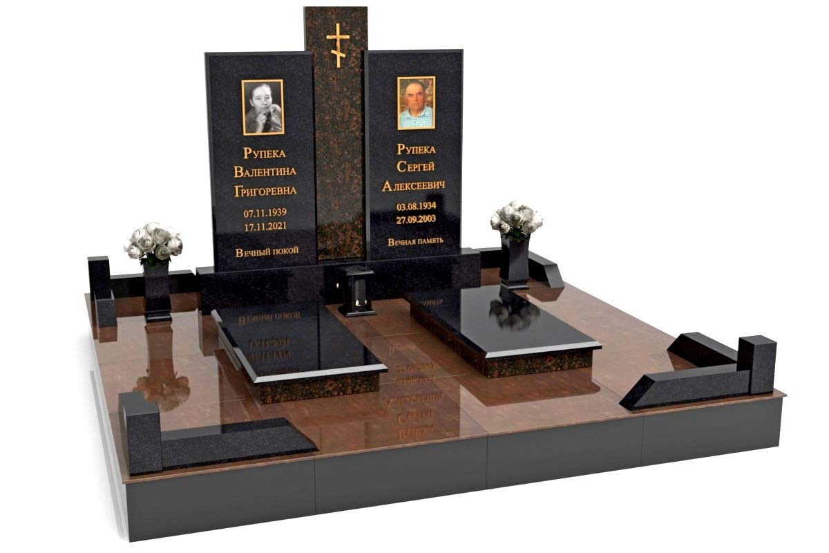 Семейные памятники. Изготовление и установка памятников в Москве и МО