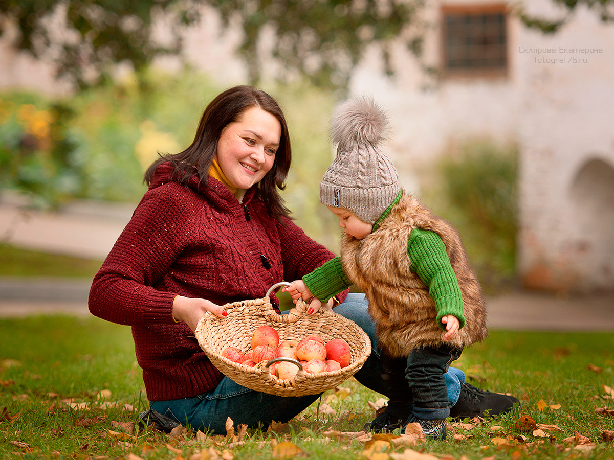 Семейная осенняя фотосессия. Детский и семейный фотограф Склярова Екатерина