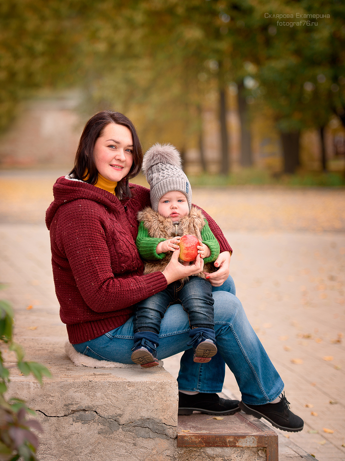 Семейная осенняя фотосессия. Детский и семейный фотограф Склярова Екатерина