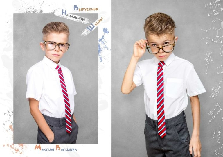 Выпускной альбом (первоклашки). Фотограф Константин Калачёв