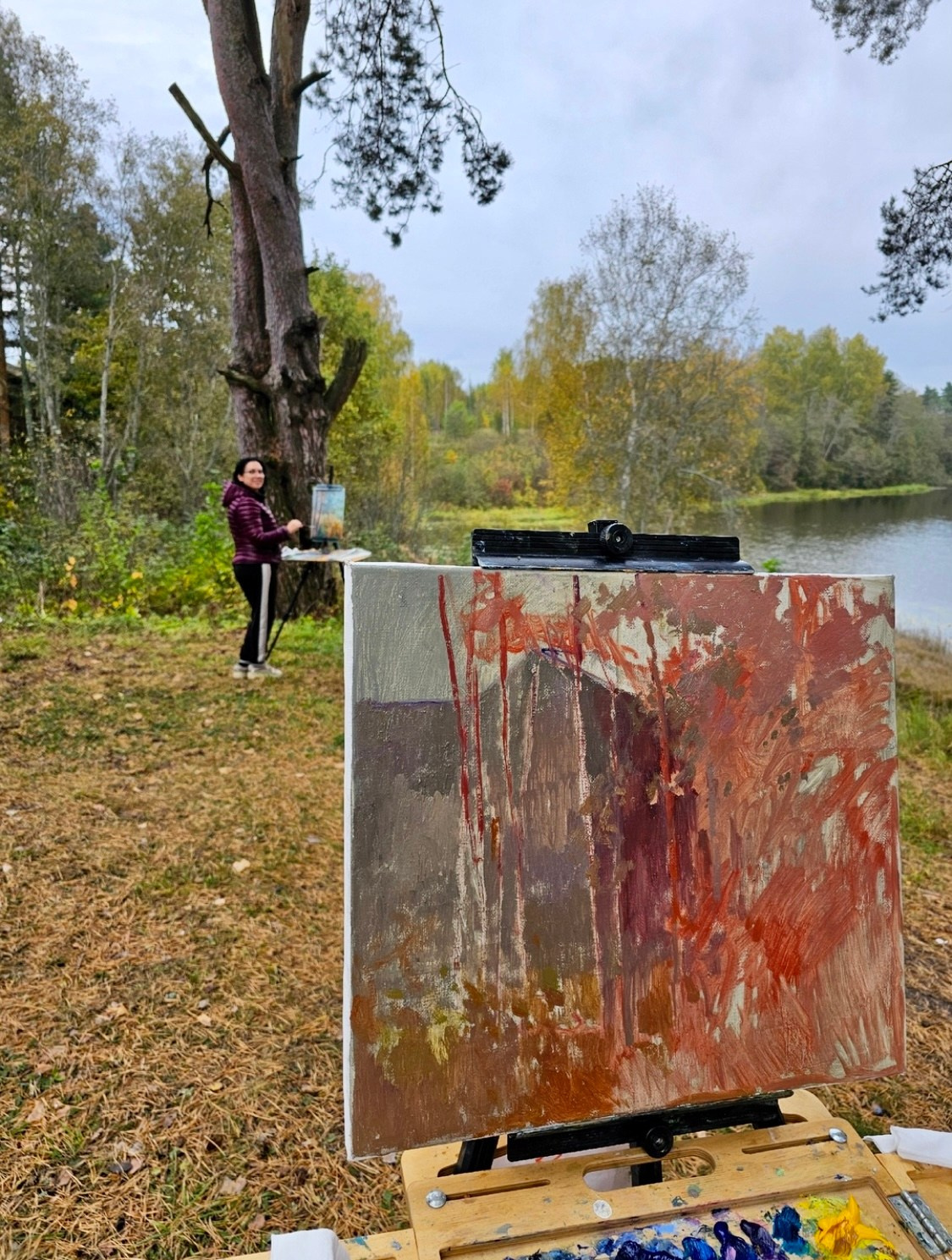 Работа. Живописец Ирина Пинская