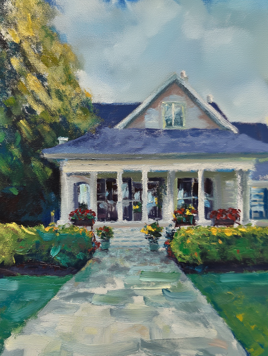 THE PROCESS. Exclusive Closing Gifts for Top Realtors | Custom House Portraits by Yulia Yurchevskaya