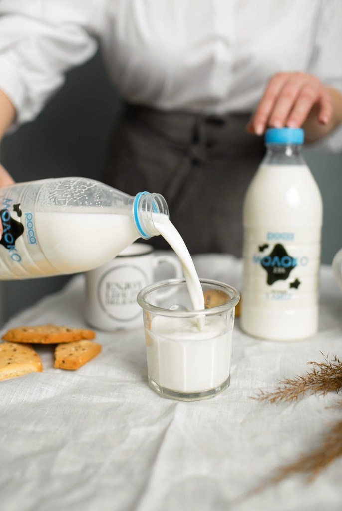 Фуд съемка молочной продукции комбината Роса в Смоленске. Фотограф | Михаил Буш Смоленск