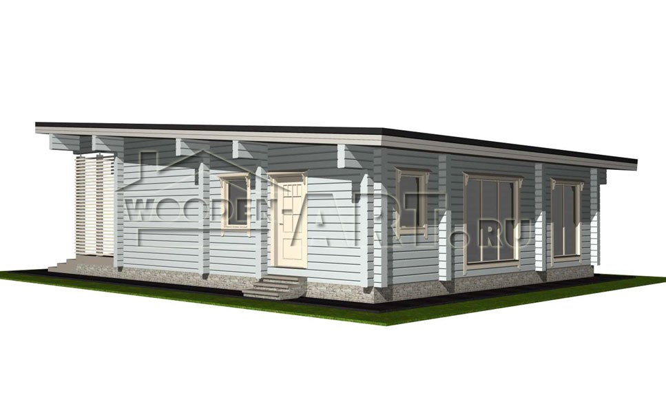 «Островки» 120 кв. м. Проекты деревянных домов