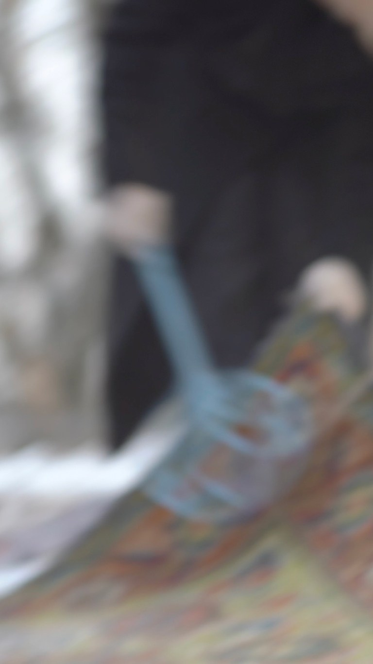 ЖЕНЩИНЫ, ВЫБИВАЮЩИЕ КОВРЫ. Художественная группа «Нежные Бабы»