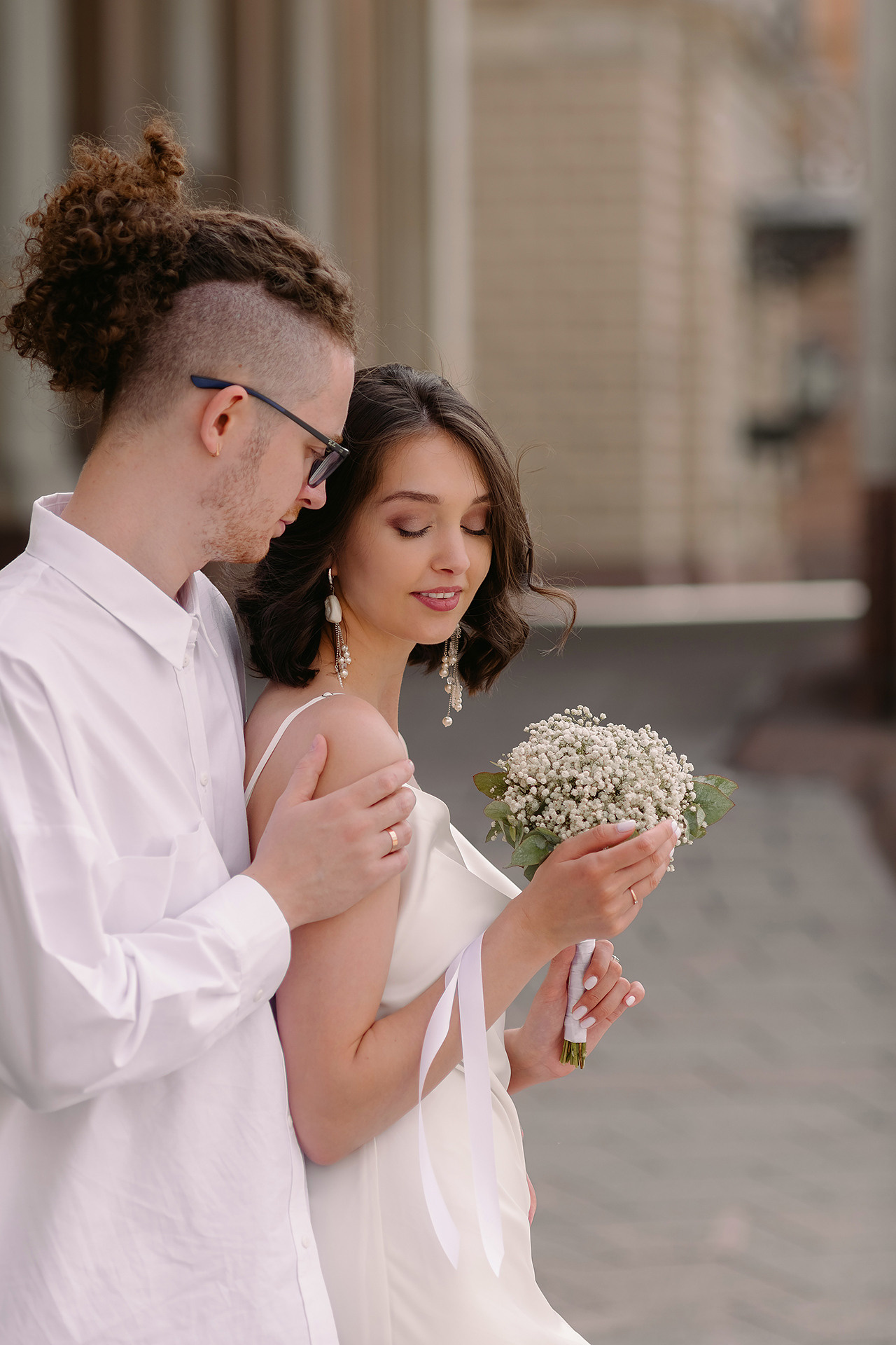 Свадебная фотосессия в студии. Фотограф Юлия Кондратьева