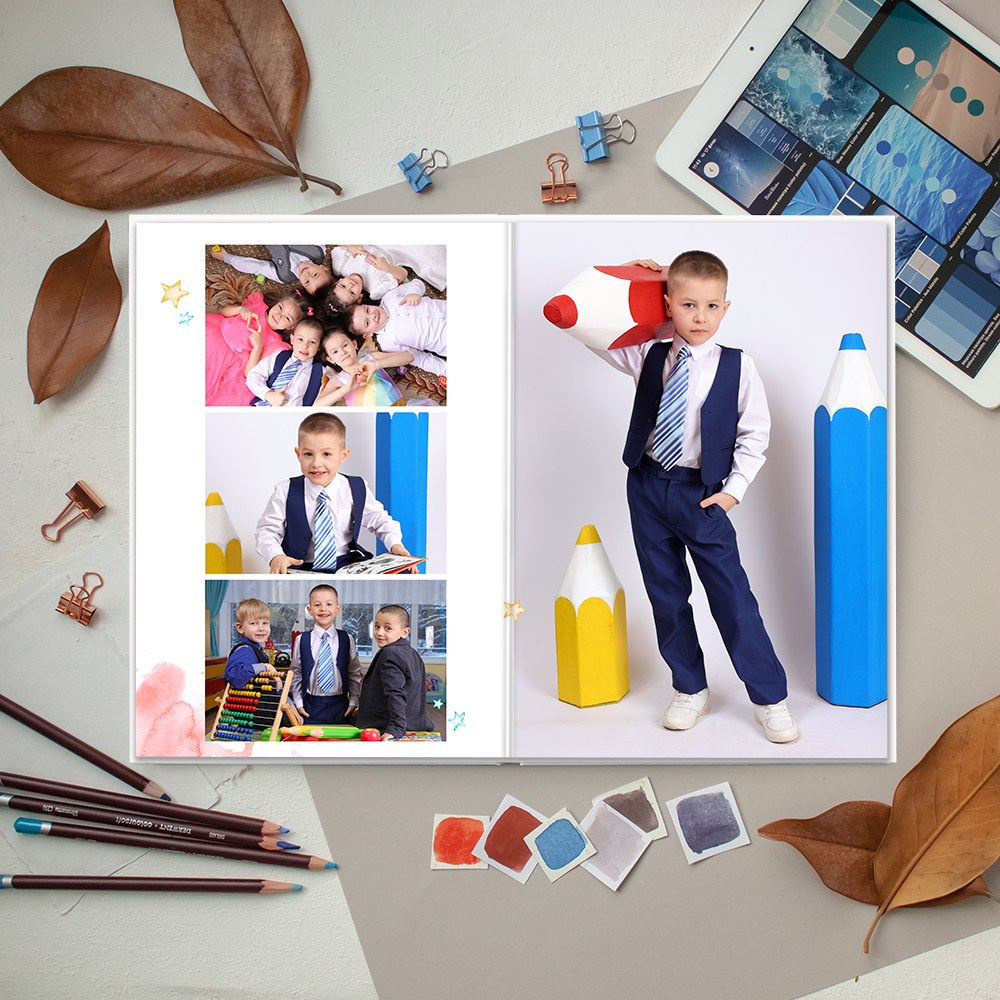 Выпускные альбомы в детский сад 2 разворота лайт+ заказать Иваново Ярославле Костроме Владимире. Выпускные альбомы в Иваново в детский сад и школу. Александр и Светлана Янкины