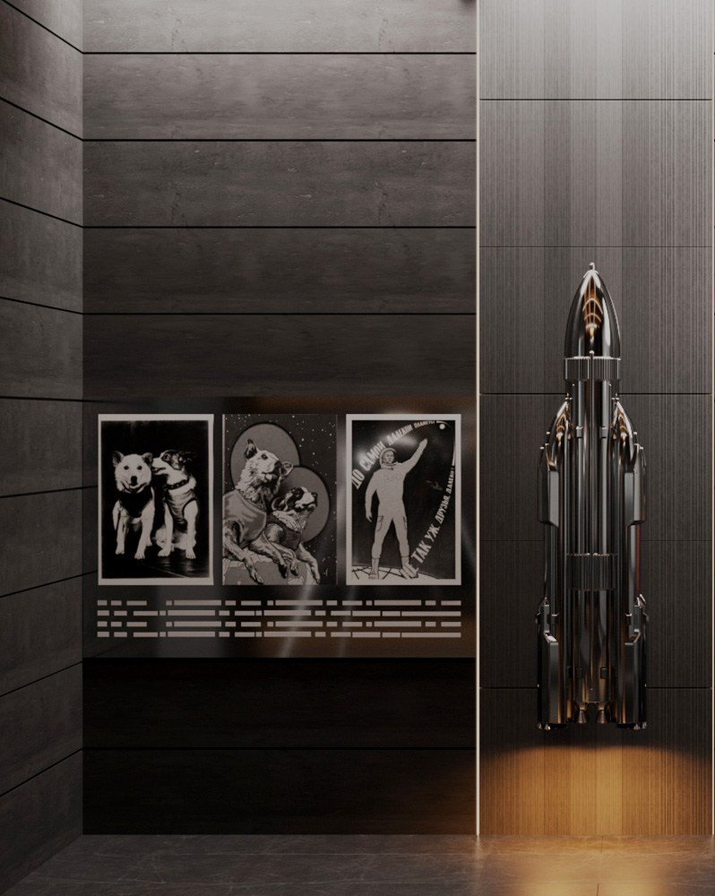 Выставочный комплекс, посвященный космонавтике. Студенческий проект, 2024 г. Главная