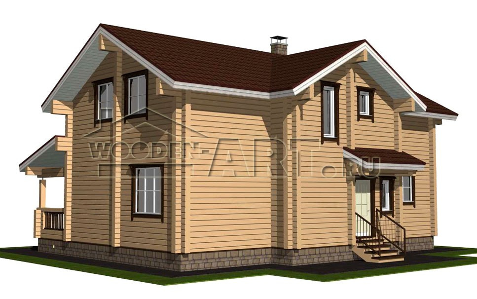 «Александров» 223 кв. м. Проекты деревянных домов