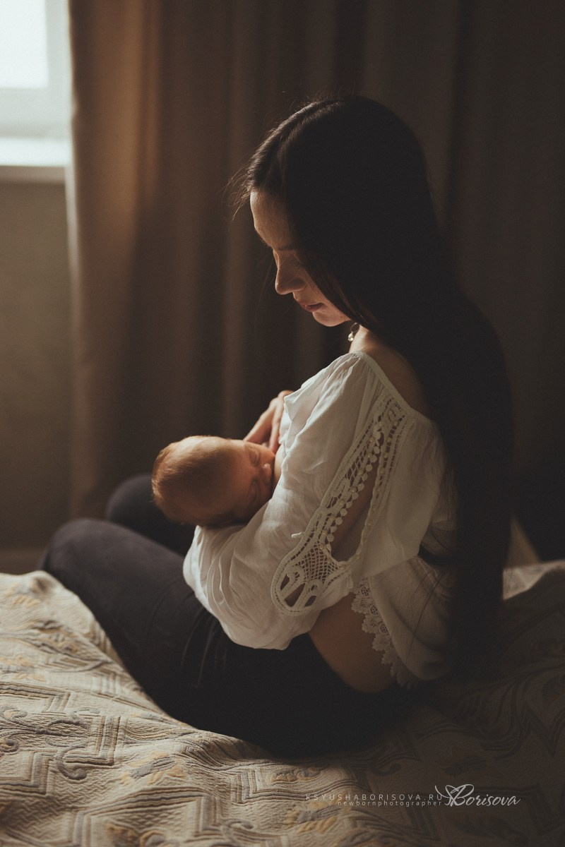 Фотосессия дома с новорожденным. Фотограф новорожденных в Магнитогорске Ксюша Борисова