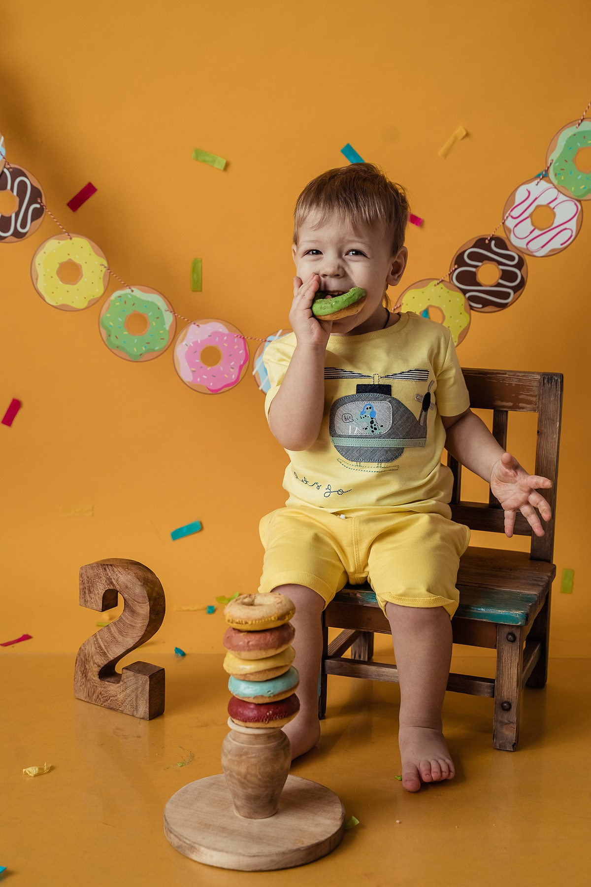 Фотосессия дня рождения в студии