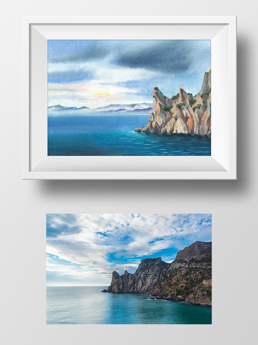 На заказ. ФотоКисточка. Акварель. Арт-галерея картин Анастасии Дерий