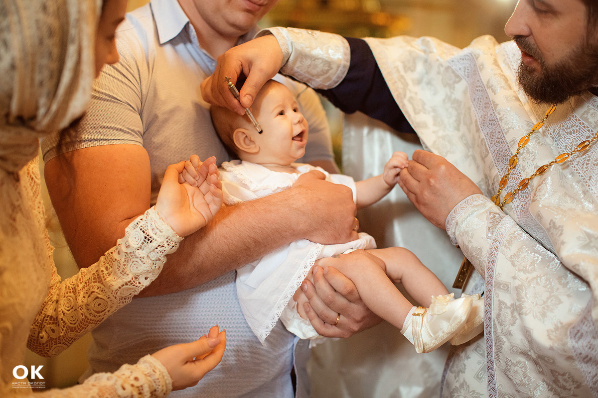 Фотосъёмка крещения в Санкт-Петербурге Настя Околот