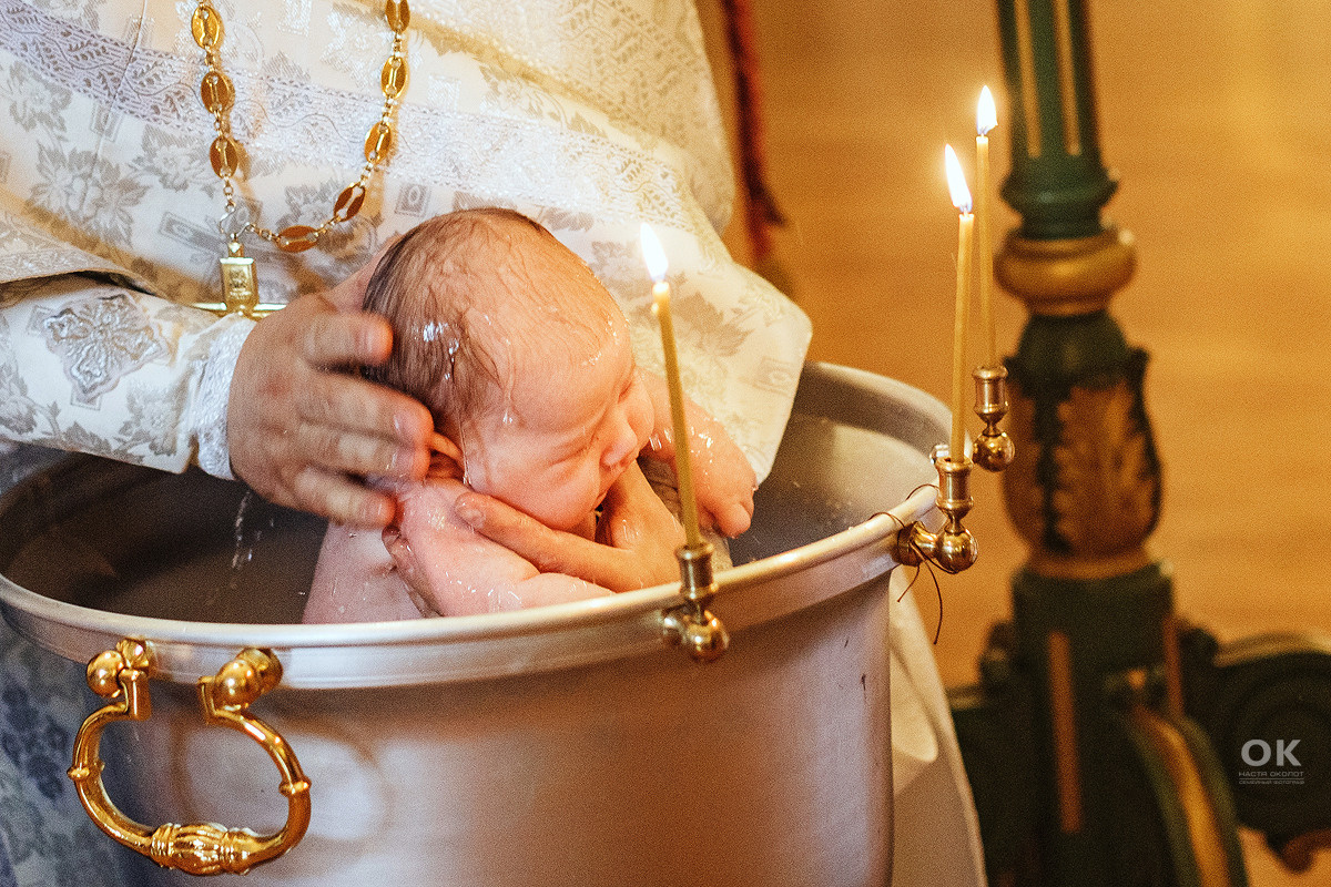 Фотосъёмка крещения в Санкт-Петербурге Настя Околот