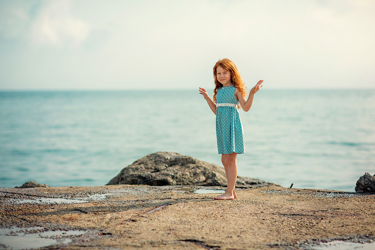 Семейная фотосессия на море