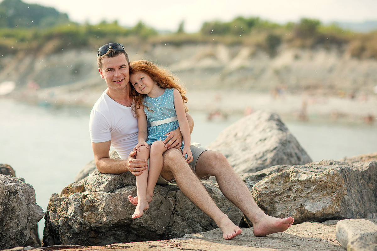 Семейная фотосессия на море