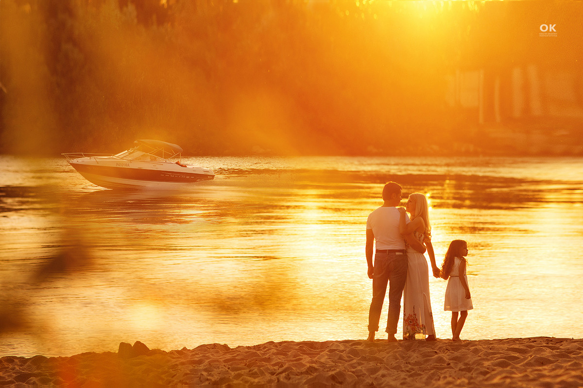 Семейная фотосессия на море