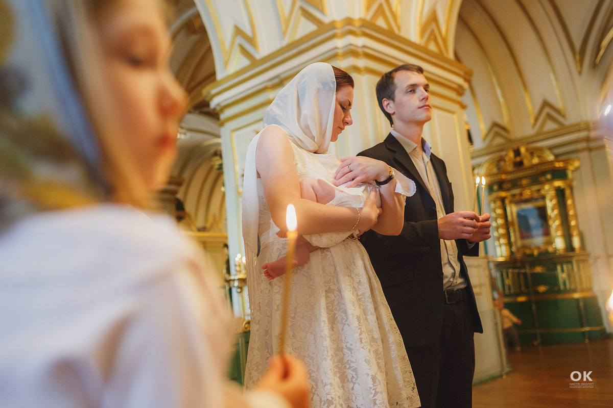 Фотосъёмка крещения в Санкт-Петербурге Настя Околот