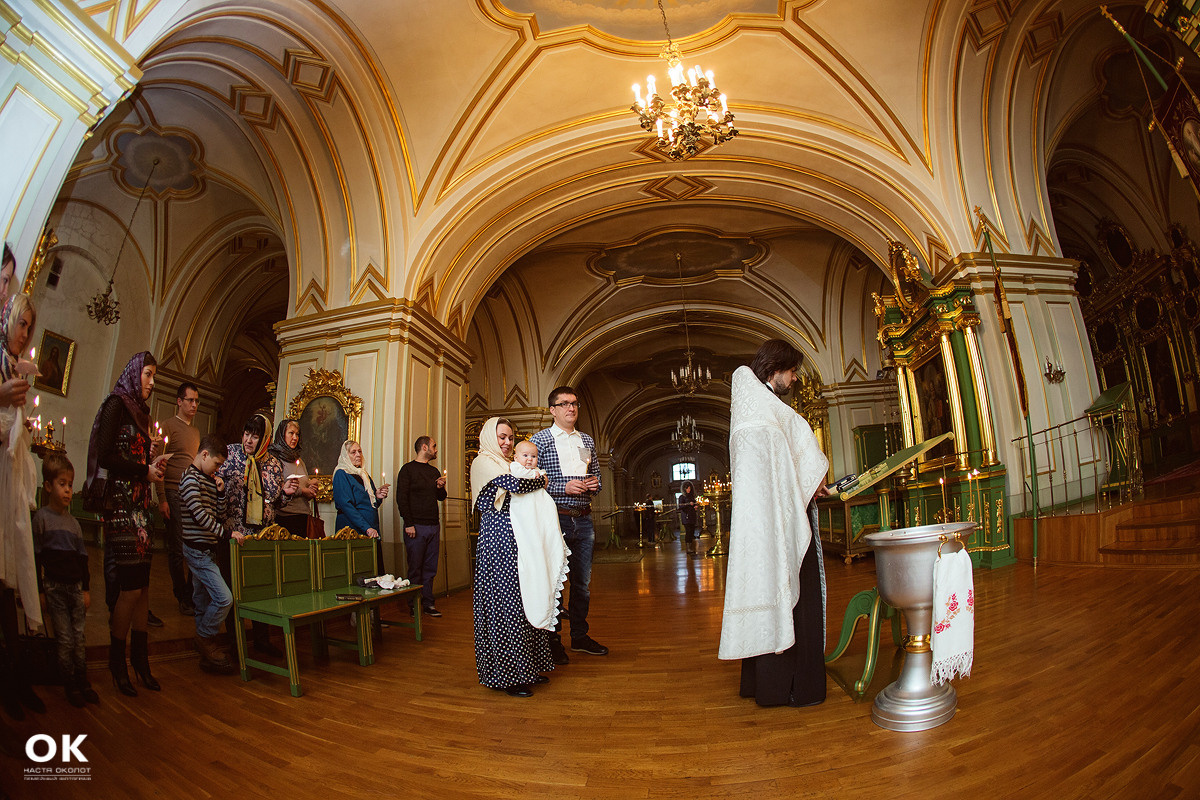 Фотосъёмка крещения в Санкт-Петербурге Настя Околот
