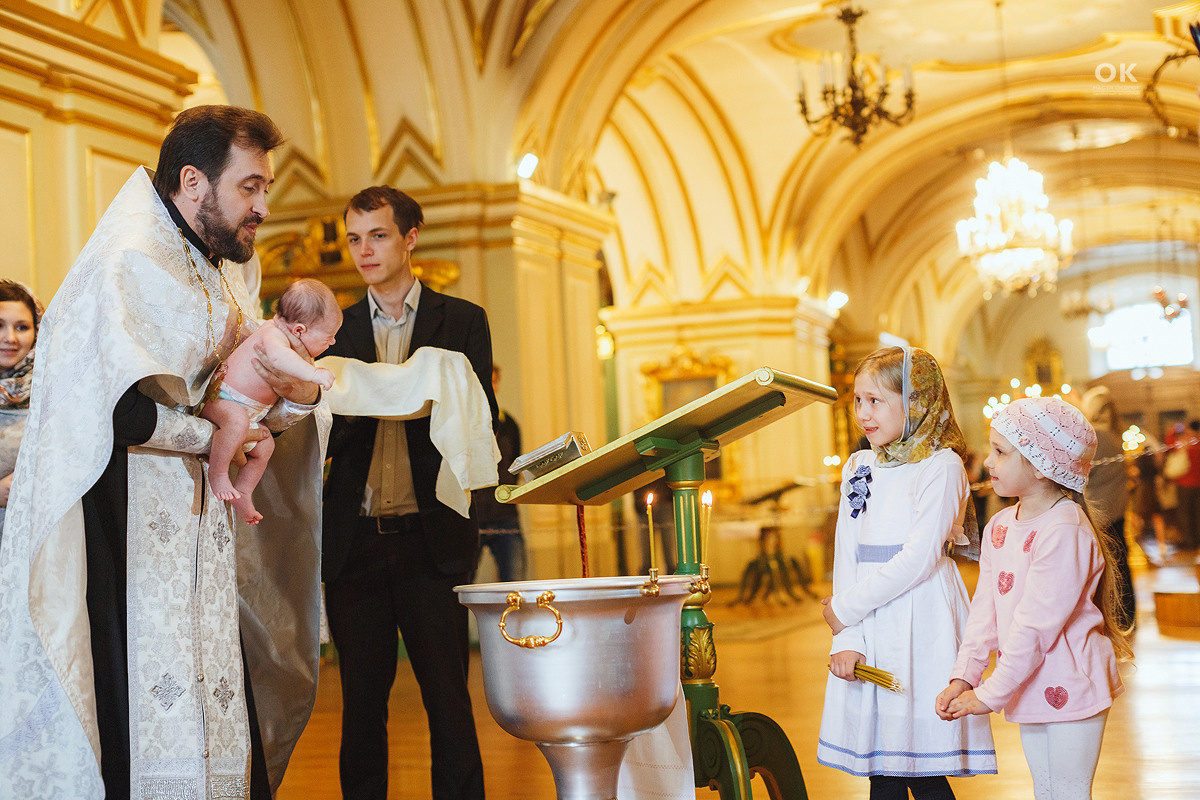 Фотосъёмка крещения в Санкт-Петербурге Настя Околот