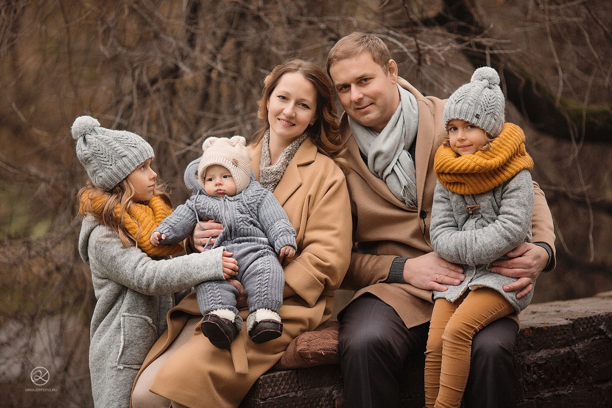 Фотосессия семьи с бабушкой и дедушкой, семейная фотосессия