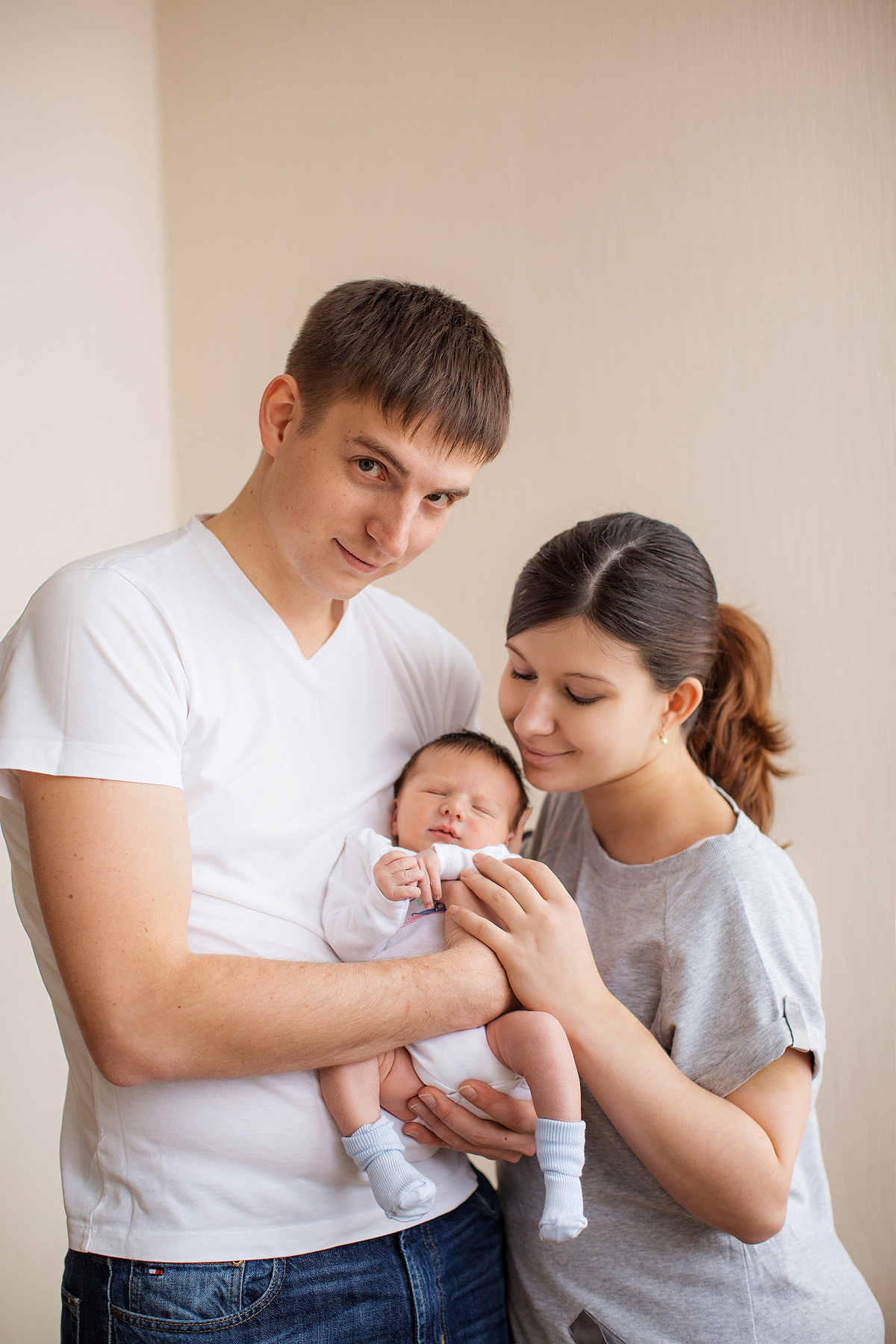 Фотосессия выписки из 13 роддома Санкт-Петербург