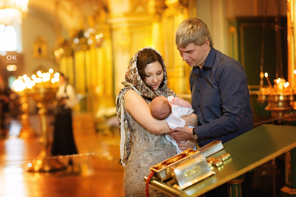 Фотосъёмка крещения в Санкт-Петербурге Настя Околот