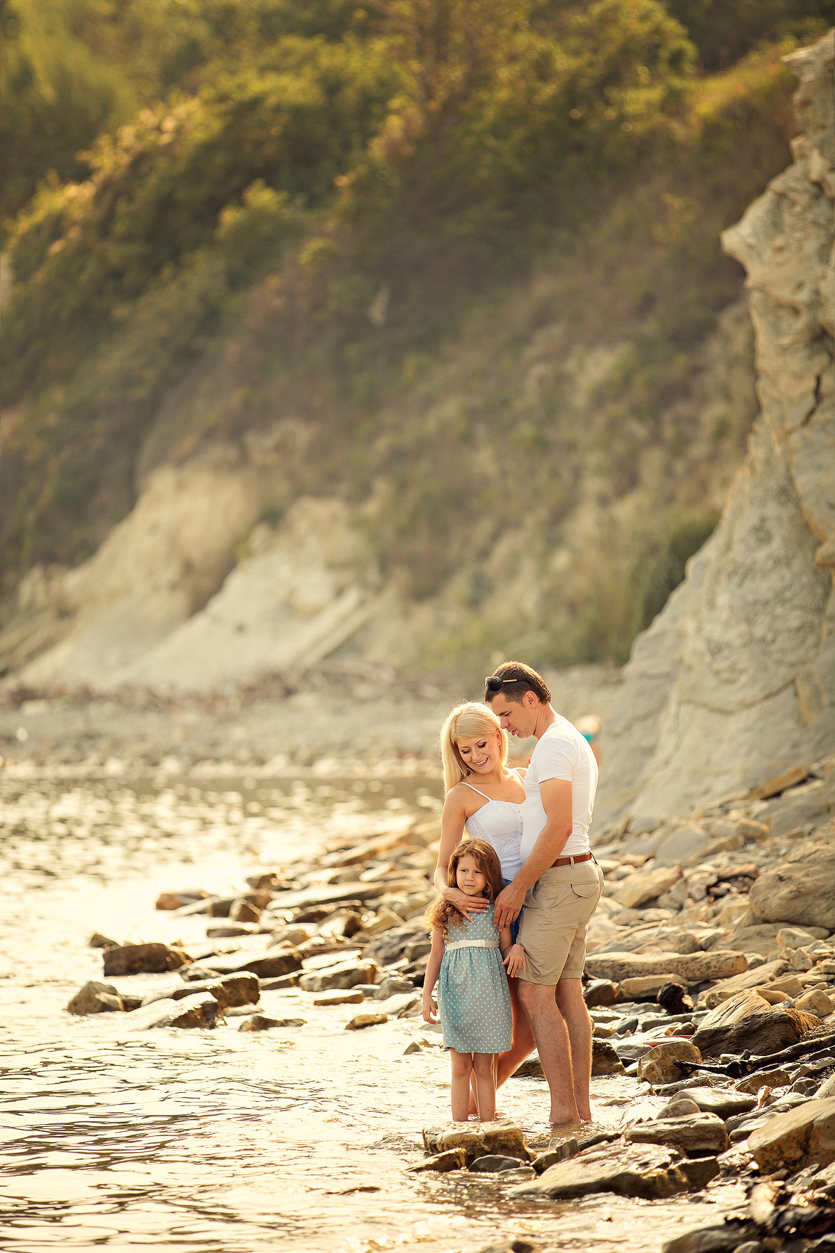 Семейная фотосессия на море