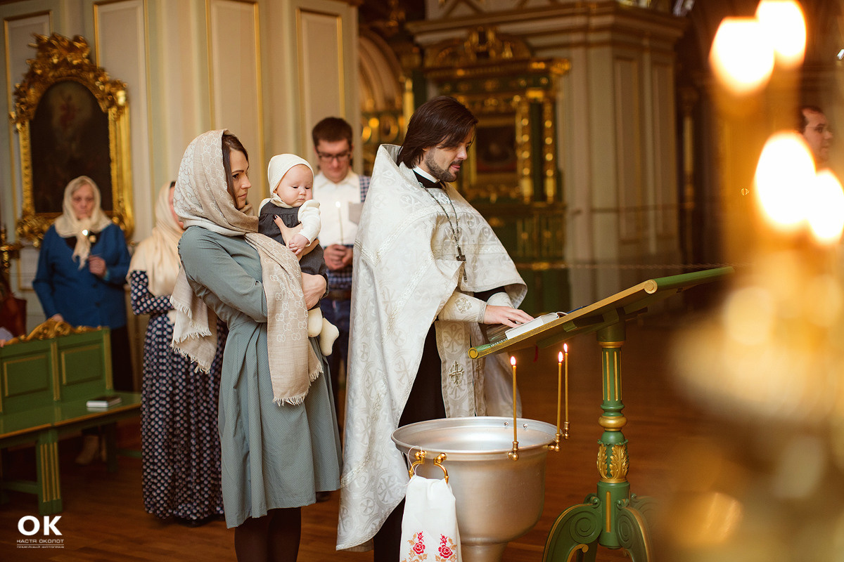 Фотосъёмка крещения в Санкт-Петербурге Настя Околот