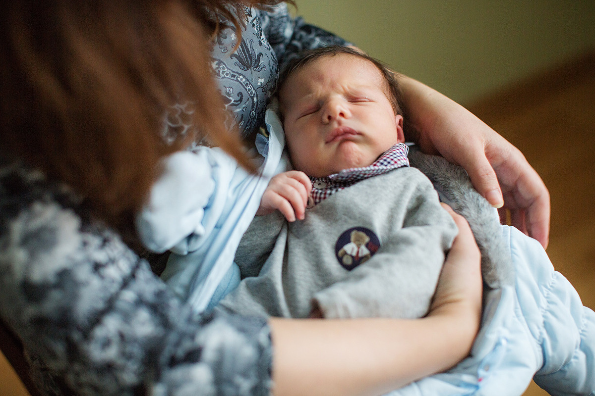 Фотосессия выписки из 13 роддома Санкт-Петербург