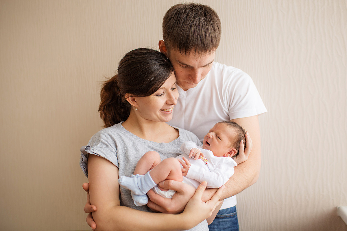 Фотосессия выписки из 13 роддома Санкт-Петербург