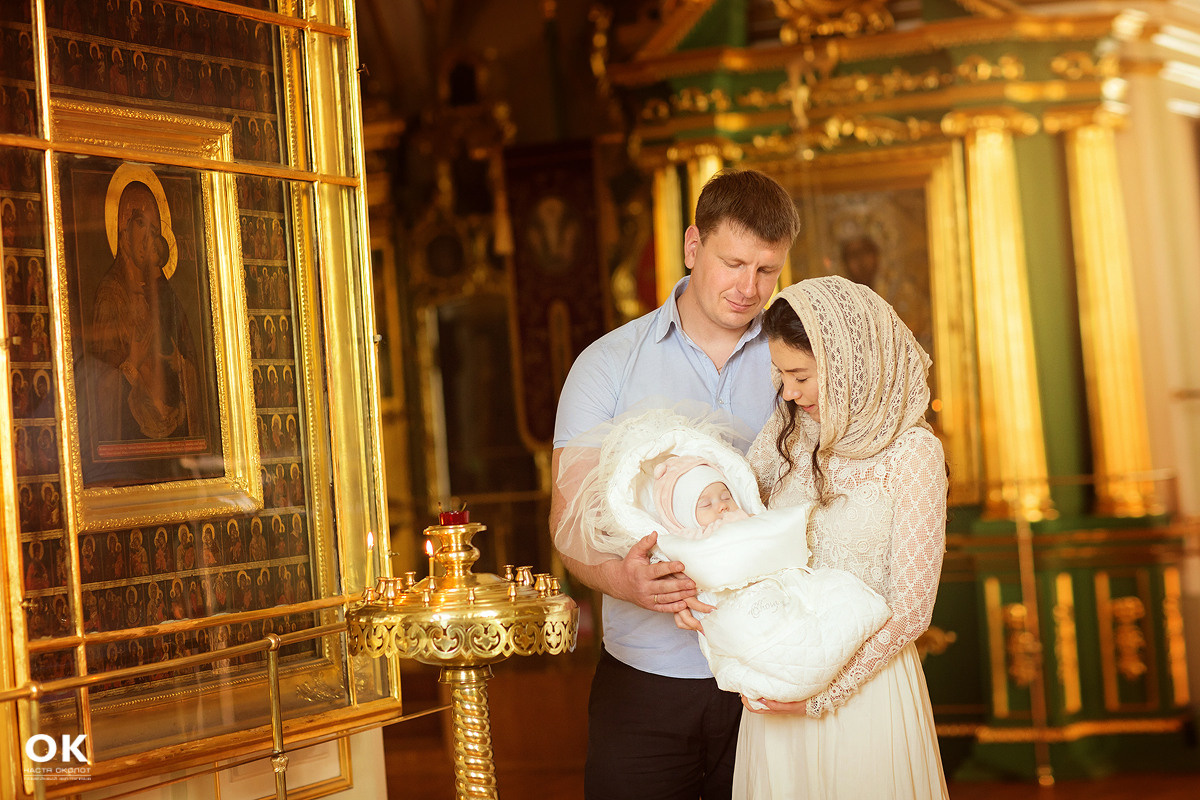 Фотосъёмка крещения в Санкт-Петербурге Настя Околот