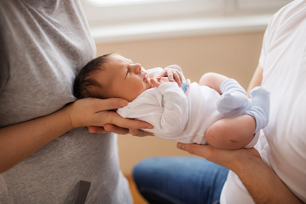 Фотосессия выписки из 13 роддома Санкт-Петербург