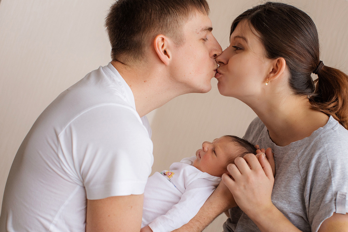 Фотосессия выписки из 13 роддома Санкт-Петербург