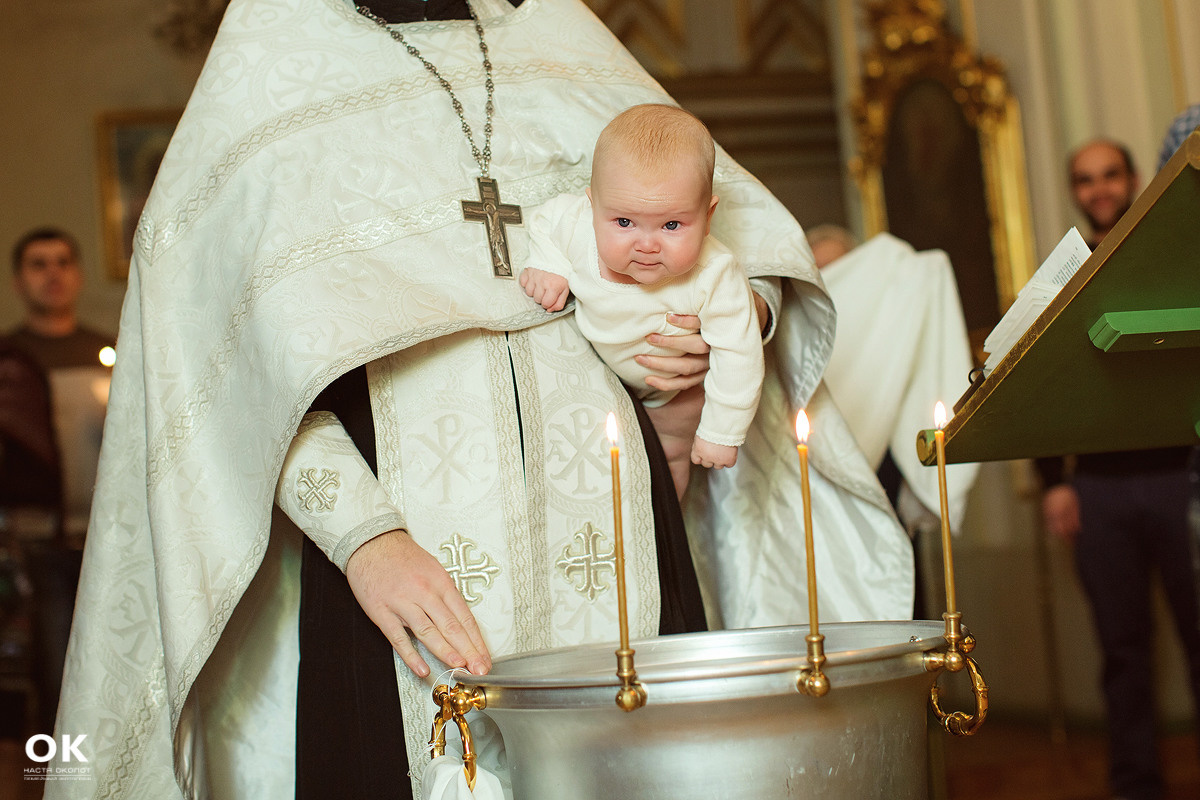 Фотосъёмка крещения в Санкт-Петербурге Настя Околот